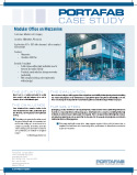 Mezzanine modular offices