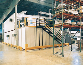 Load-bearing modular offices