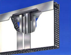Framed cleanroom wall system