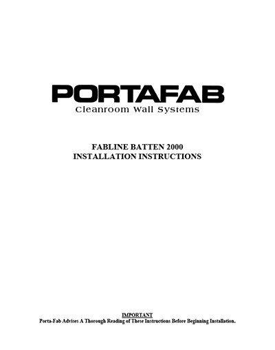 Fabline manual