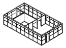 4 wall modular office