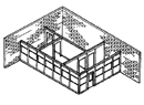 two wall modular offices