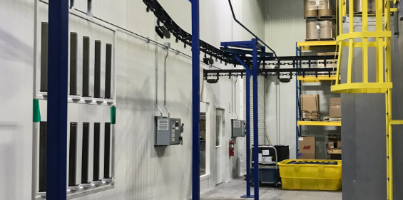 Wall Systems for Enclosing Paint Curing