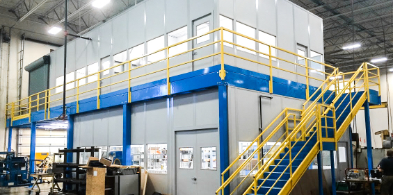 Two-Story Mezzanine Office Building