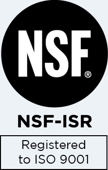 NSF-ISR Registered to ISO 9001