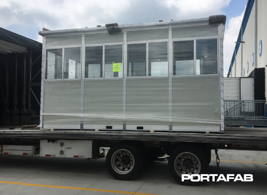 Portable Office for Refrigerated Warehouse modular office, modular office buildings, warehouse offices, inplant offices, inplant supervisor offices
