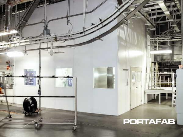 Paint System Enclosure, paint enclosure, cleanrooms, modular cleanrooms, hardwall cleanrooms, cleanroom enclosures