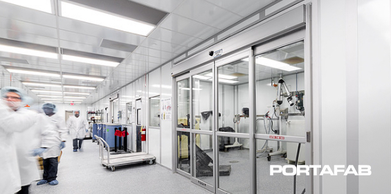 cleanroom sliding doors