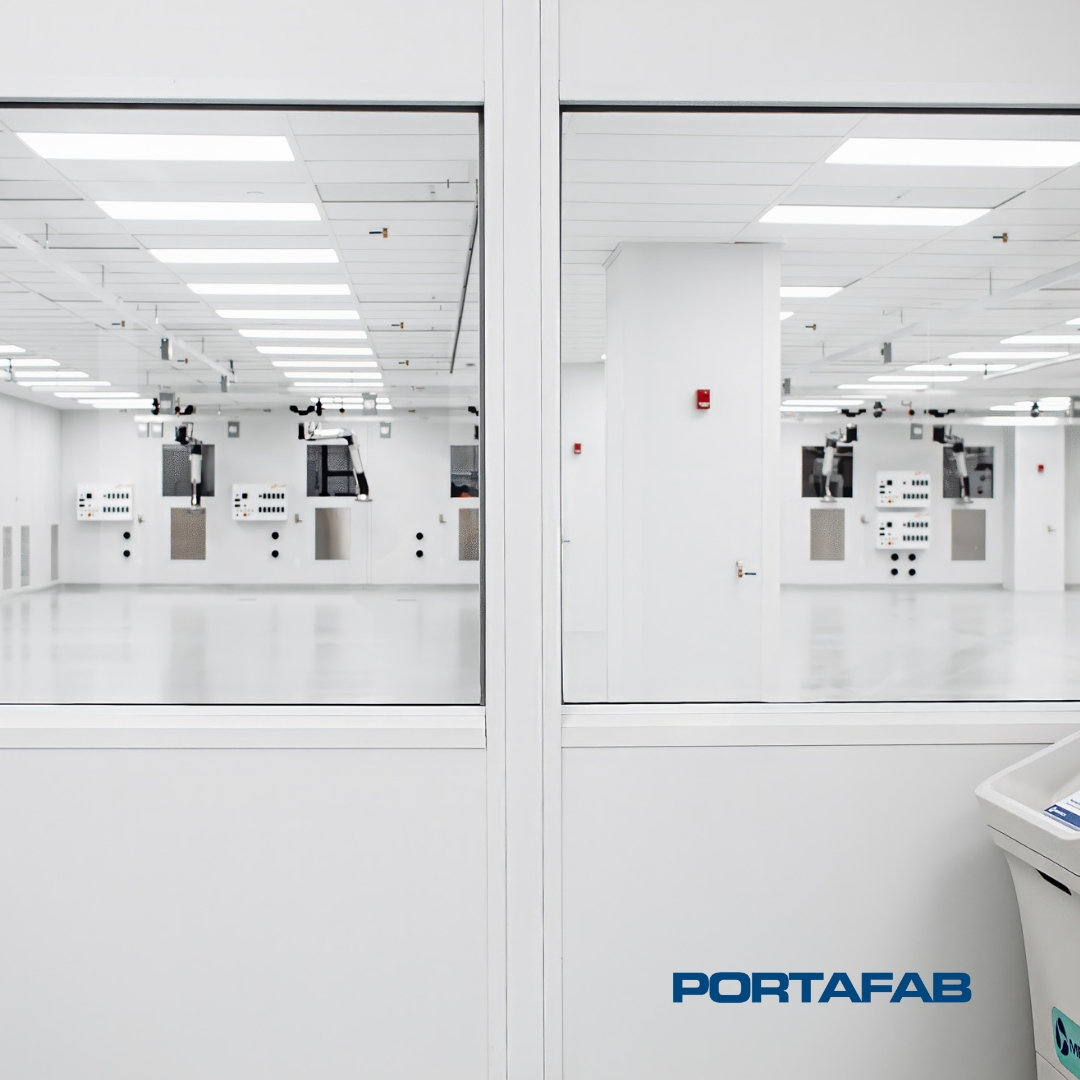 modular cleanroom and gown room