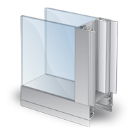 Double Flush Cleanroom Window