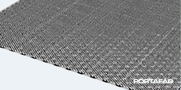 Perforated wall and ceiling panel illustration