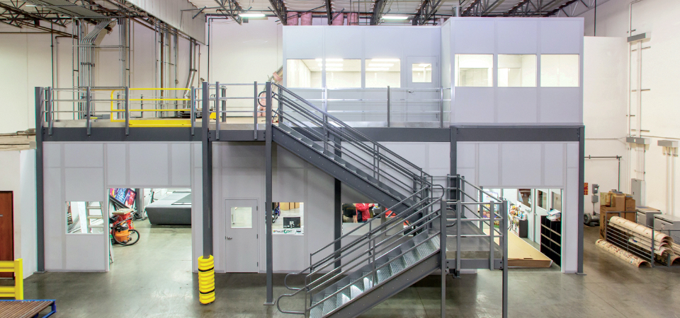 Industrial Mezzanines & Mezzanine Office Space | PortaFab
