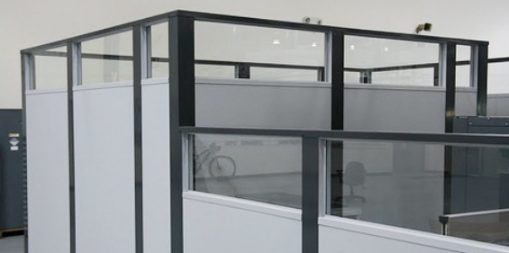 freestanding office partition, freestanding modular office wall, modular office walls, modular wall system