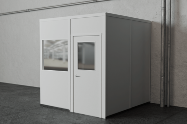 3-wall 8' x 8' prefab office