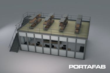 warehouse offices, inplant offices, modular warehouse offices, modular inplant offices, modular offices, warehouse office construction