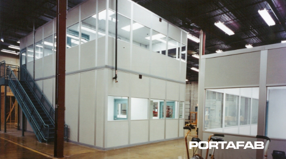 modular wall systems, warehouse walls, warehouse wall panels, inplant wall panels, inplant wall systems, warehouse offices, inplany offices, modular walls