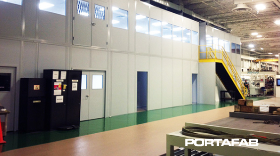 modular wall systems, warehouse walls, warehouse wall panels, inplant wall panels, inplant wall systems, warehouse offices, inplany offices, modular walls