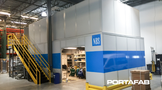 modular wall systems, warehouse walls, warehouse wall panels, inplant wall panels, inplant wall systems, warehouse offices, inplany offices, modular walls