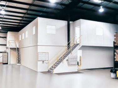 modular two-story factory office