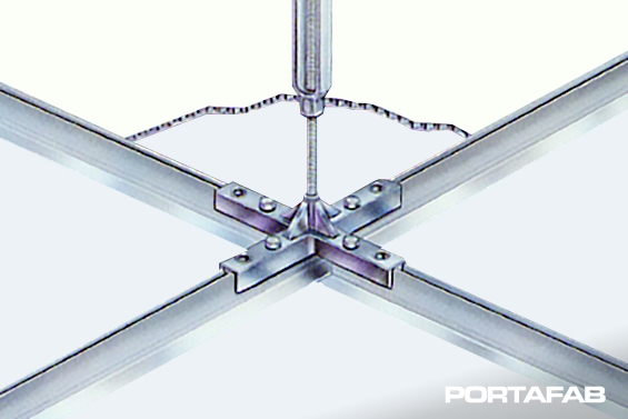 freestanding modular walls, portable modular walls, modular walls for office, demising walls, warehouse walls