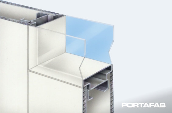 Modular Wall windows, modular wall window, windows for modular walls