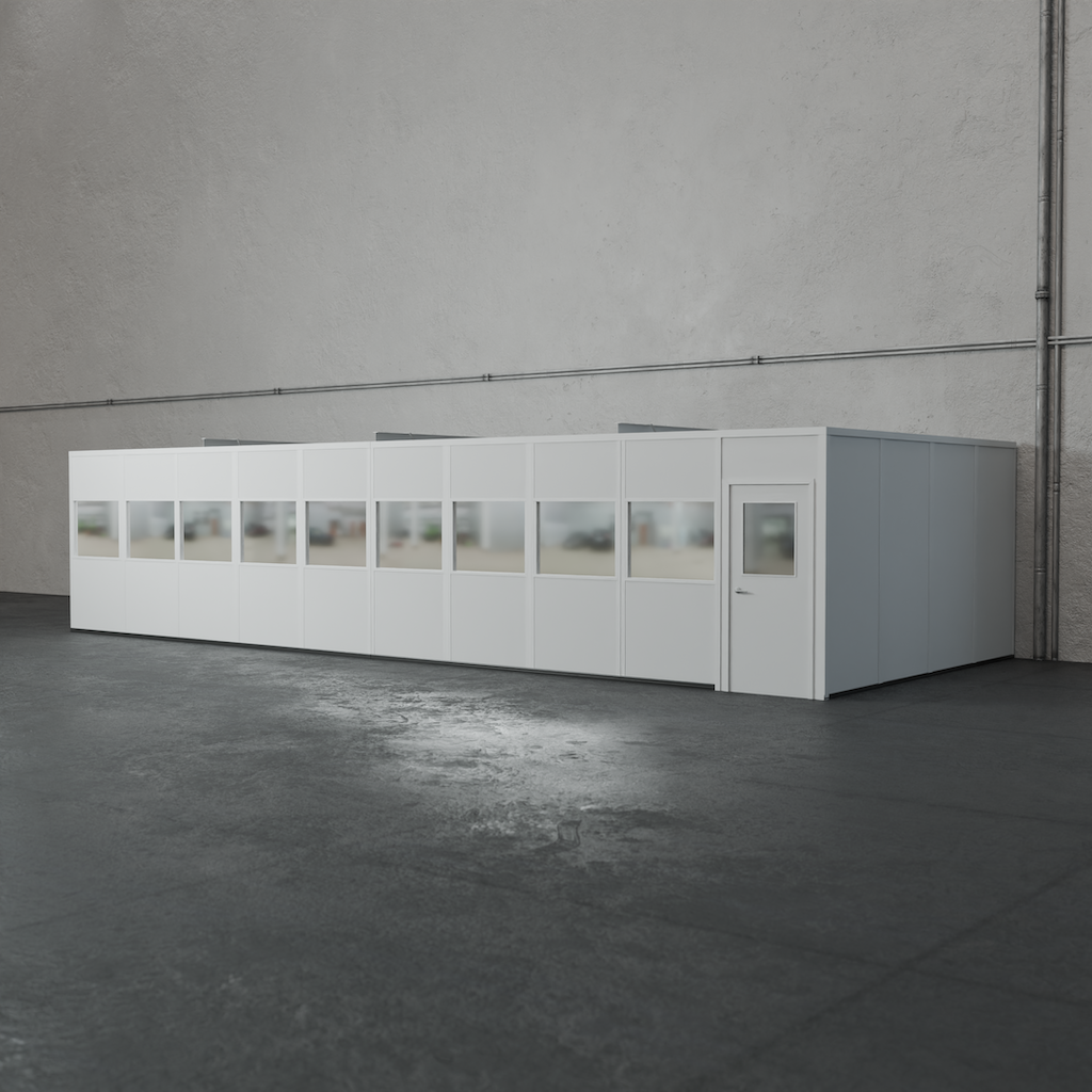 3-wall 16' x 40' prefab office