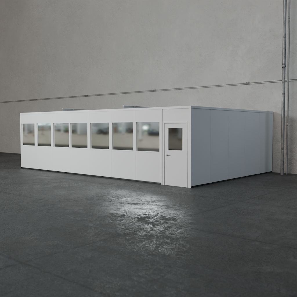 3-wall 20' x 32' prefab office