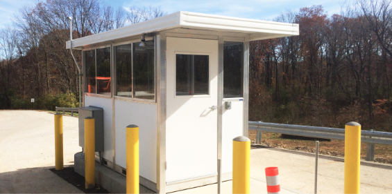 5' x 10' Guard Booth for Perimeter Security - PortaFab