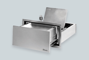 Booth Shelf and Drawer Options