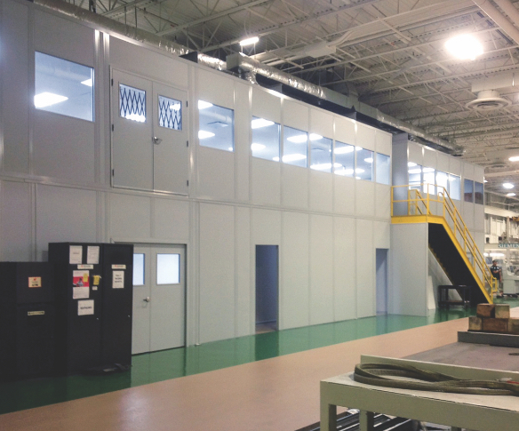 Two-Story Modular Building, Three-Wall Design