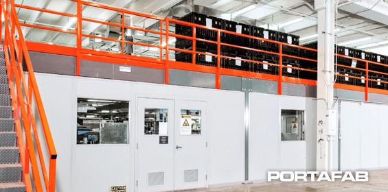 mezzanine office