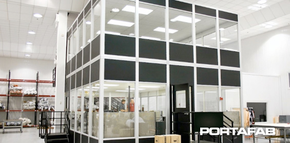 two-story modular inplant office