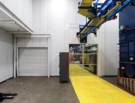 wall partition for environmental control