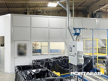 3-Wall Modular Machine Enclosure
