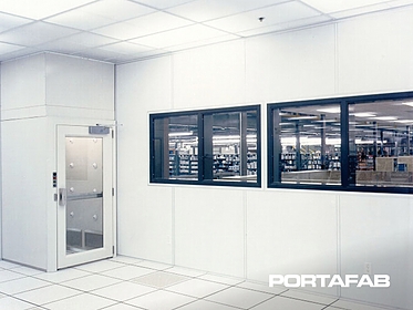 modular cleanroom air shower