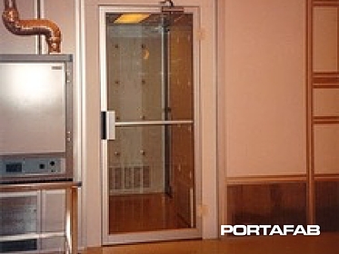 cleanroom air shower door 