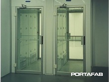 cleanroom air shower entrance 