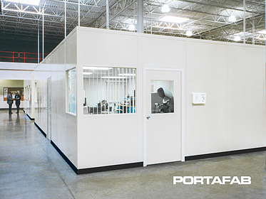 modular factory offices, modular inplant offices, modular office walls, modular warehouse buildings, modular factory buildings