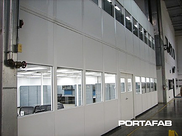 modular factory offices, modular inplant offices, modular office walls, modular warehouse buildings, modular factory buildings
