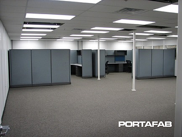 modular factory offices, modular inplant offices, modular office walls, modular warehouse buildings, modular factory buildings