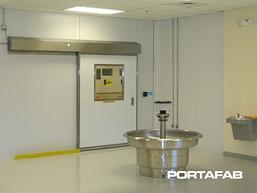 cleanroom gowning area