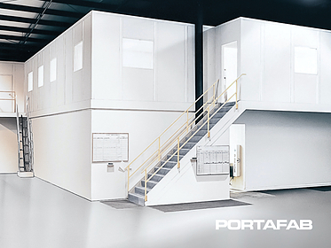 inplant office, in plant office, modular office in warehouse, modular warehouse office
