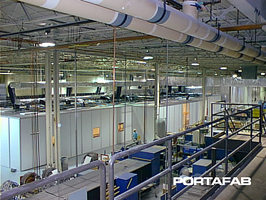 inplant office, in plant office, modular office in warehouse, modular warehouse office