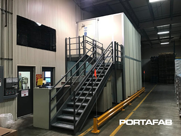 two-story modular building