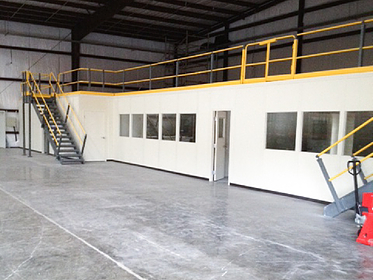 inplant office, in plant office, modular office in warehouse, modular warehouse office