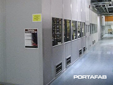 inplant office, in plant office, modular office in warehouse, modular warehouse office