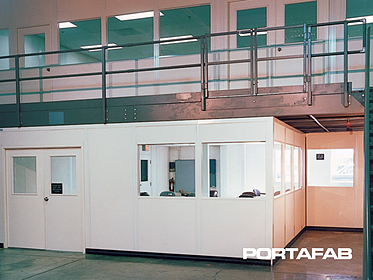 inplant office, in plant office, modular office in warehouse, modular warehouse office