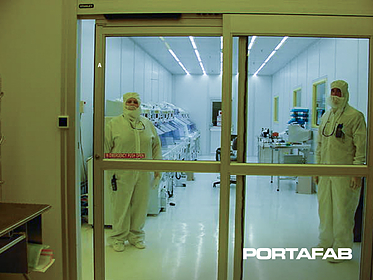 modular laboratory sliding doors