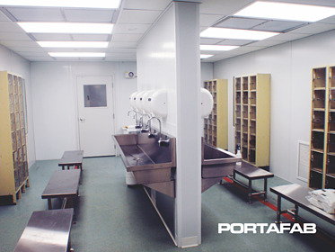 interior locker room