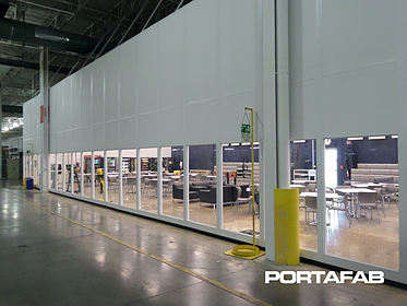 modular lunchroom, modular breakroom, modular meeting room, modular inplant building, modular warehouse building
